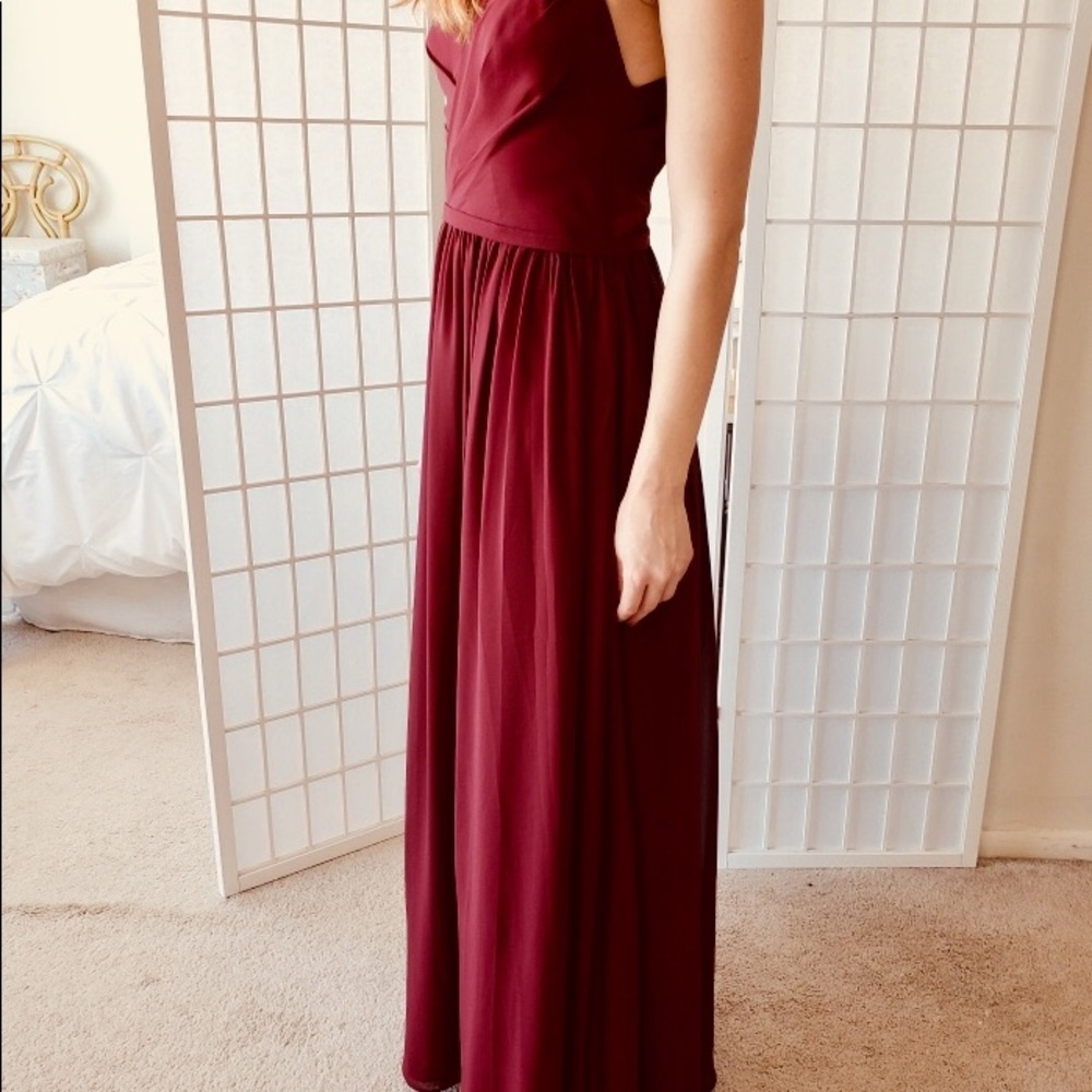 Never Worn! Gorgeous Maroon Gown